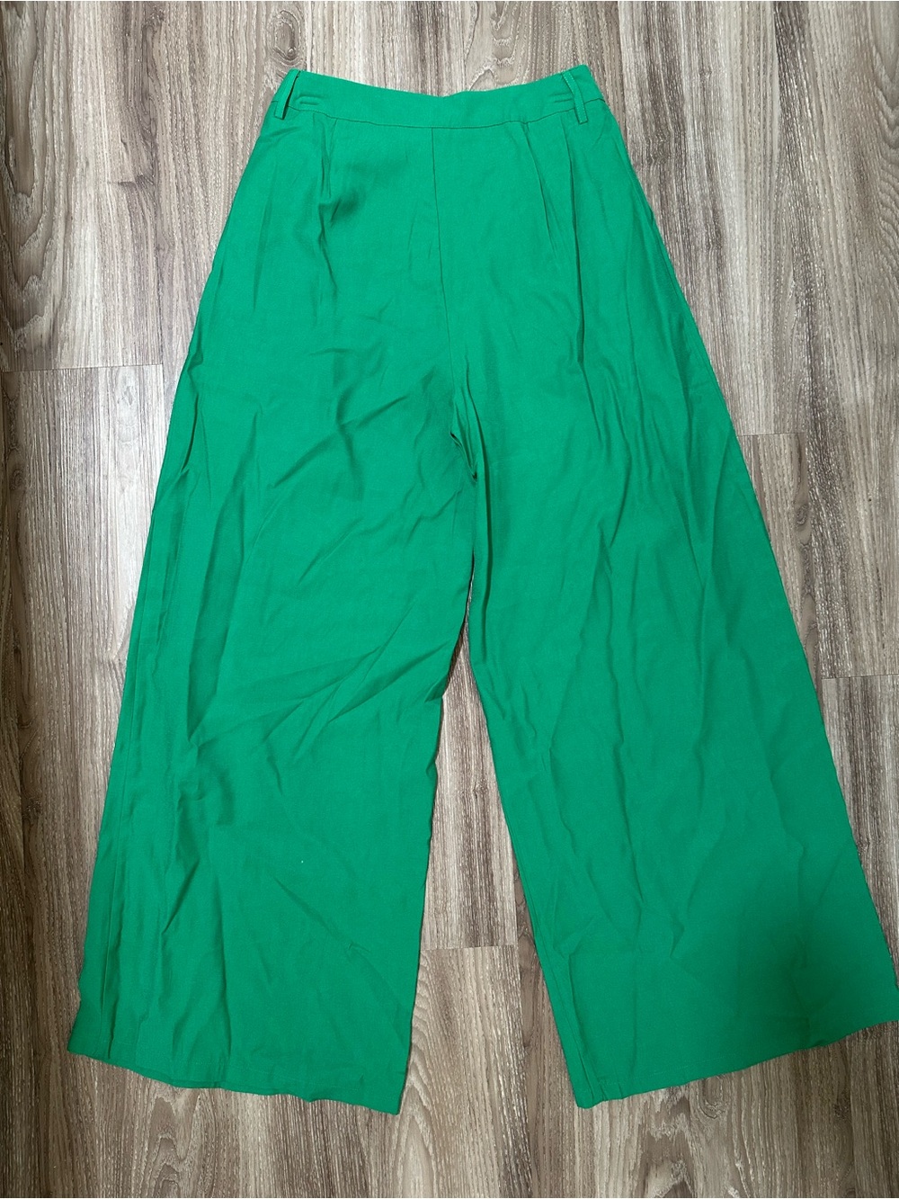 Vestique High-Waist Wide-Leg Green Pants - Picture 4 of 4